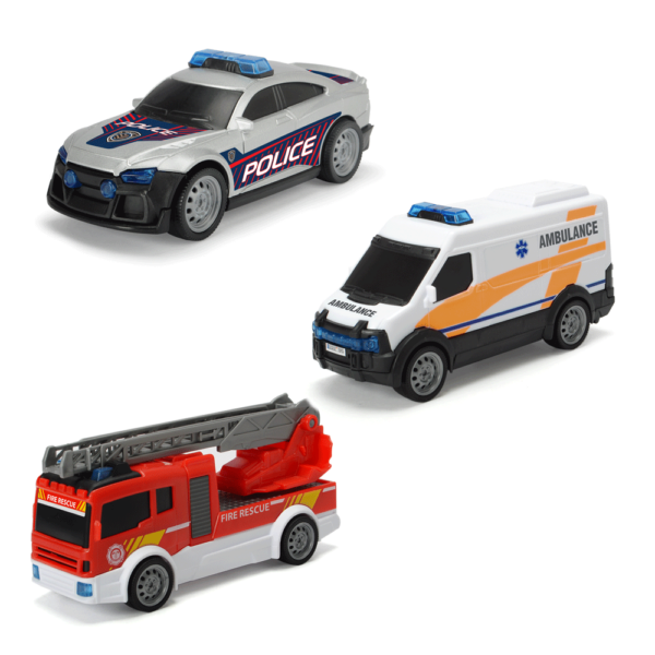 Dickie Toys Quartel de Emergência c/ 3 Veículos Autobrinca Online