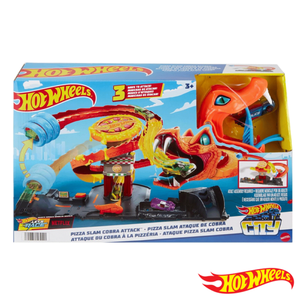 Hot Wheels – Pista Ataque Pizza Slam Cobra Autobrinca Online