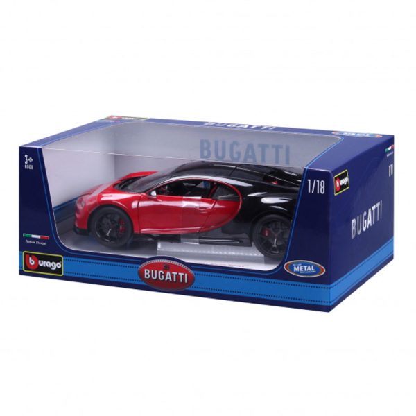 Bugatti Chiron Sport Vermelho 1:18 Bburago Autobrinca Online