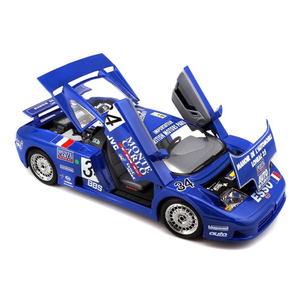 Bugatti EB110 Super Sport (1994) Azul 1:18 Bburago Autobrinca Online