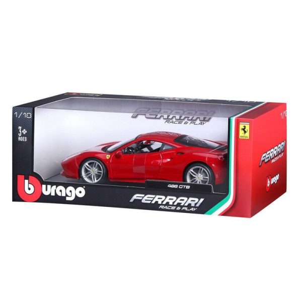 Ferrari 488 GTB Vermelho 1:18 Bburago Autobrinca Online
