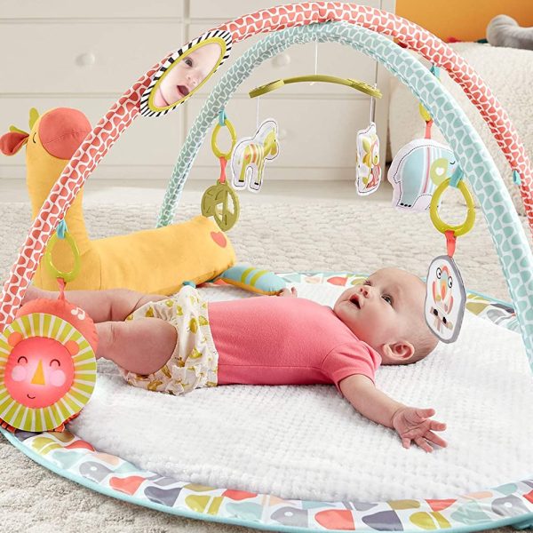 Ginásio de Atividades da Girafa e Amiguinhos da Selva Fisher-Price