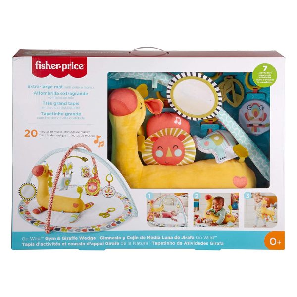 Ginásio de Atividades da Girafa e Amiguinhos da Selva Fisher-Price
