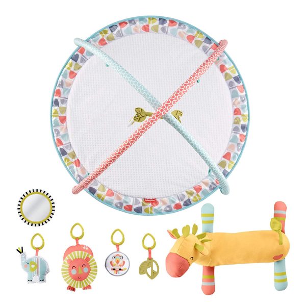 Ginásio de Atividades da Girafa e Amiguinhos da Selva Fisher-Price