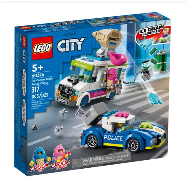 LEGO City – Perseguição Policial na Carrinha de Gelados 60314 Autobrinca Online