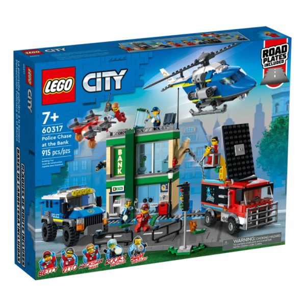 LEGO City – Perseguição Policial no Banco 60317 Autobrinca Online www.autobrinca.com
