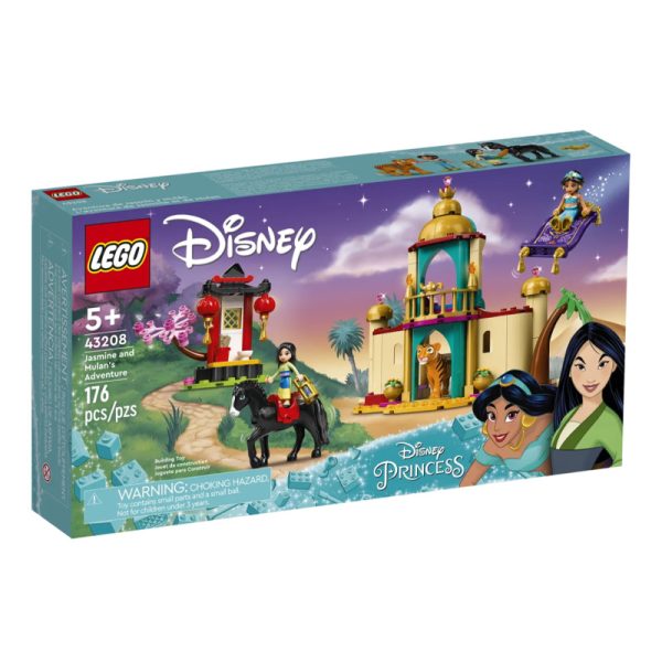 LEGO Disney Princesas – Aventura de Jasmine e Mulan 43208 Autobrinca Online
