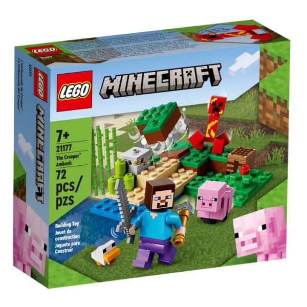 LEGO Minecraft – Emboscada de Creeper 21177 Autobrinca Online