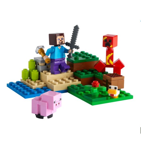 LEGO Minecraft – Emboscada de Creeper 21177 Autobrinca Online