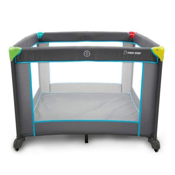 Parque Quadrado Asalvo First Step Cinza Autobrinca Online
