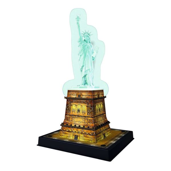 Puzzle 3D Estátua da Liberdade c/ Luz – 108 Peças Autobrinca Online