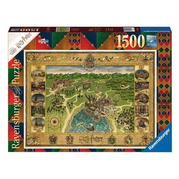 Puzzle Mapa de Hogwarts – 1500 Peças