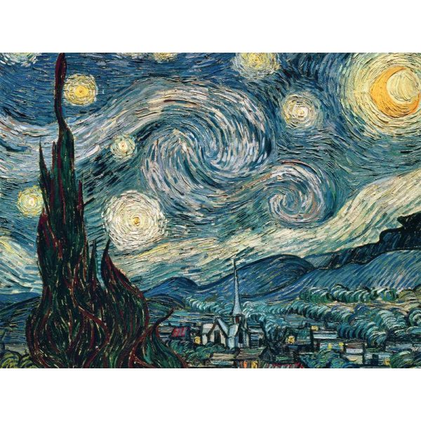 Puzzle Noite Estrelada de Van Gogh – 1500 Peças Autobrinca Online