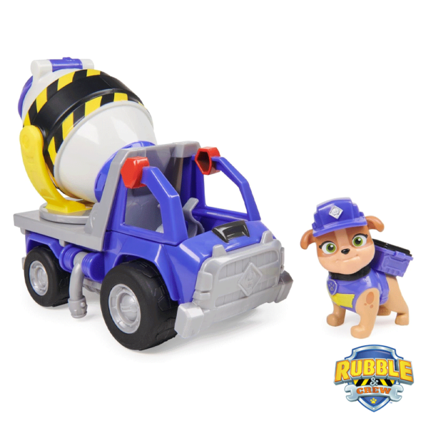 Rubble Crew – Figura Mix e Veículo Betoneira Autobrinca Online