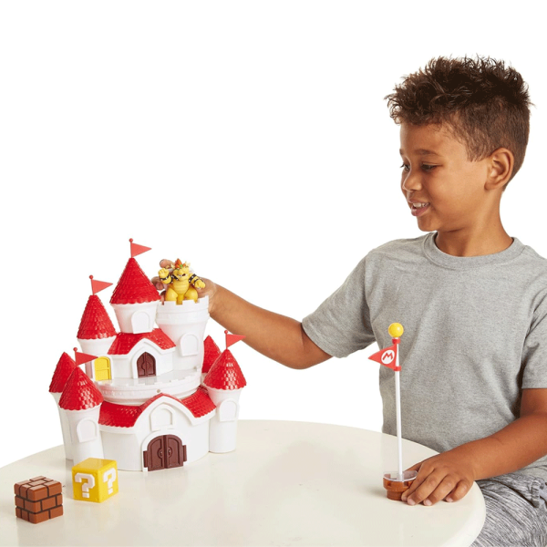 Super Mario Castelo Reino dos Cogumelos c/ Figura Bowser Autobrinca Online