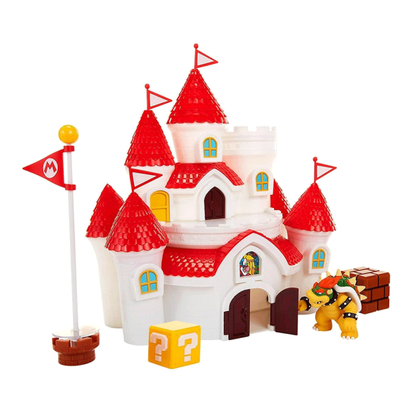 Super Mario Castelo Reino dos Cogumelos c/ Figura Bowser Autobrinca Online