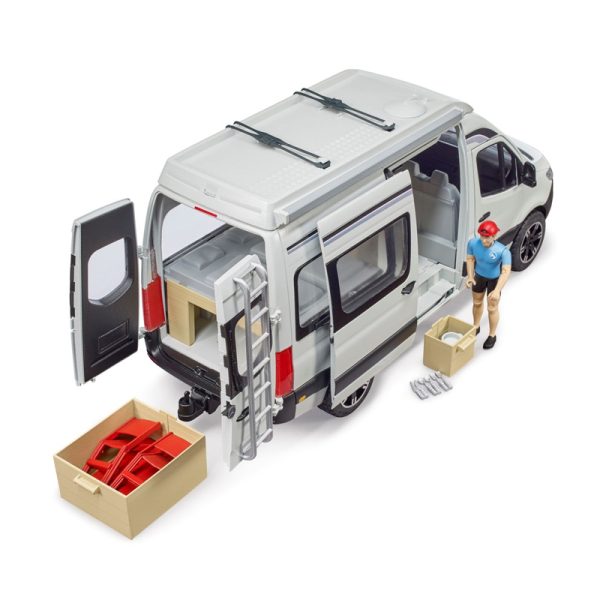 Autocaravana Mercedes Benz c/ Figura Autobrinca Online