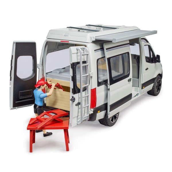 Autocaravana Mercedes Benz c/ Figura Autobrinca Online