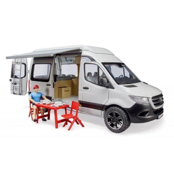 Autocaravana Mercedes Benz c/ Figura Autobrinca Online