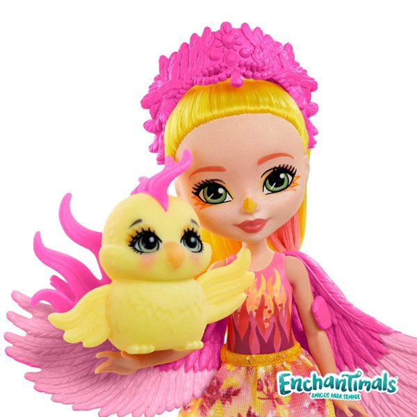 Enchantimals Falon Phoenix e Sunrise Autobrinca Online