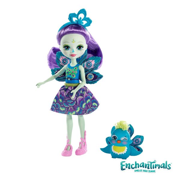 Enchantimals Patter Peacock e Flap Autobrinca Online