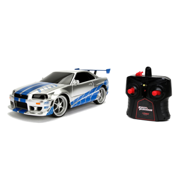 Velocidade Furiosa Carro Nissan Skyline GTR 1:16 RC Autobrinca Online