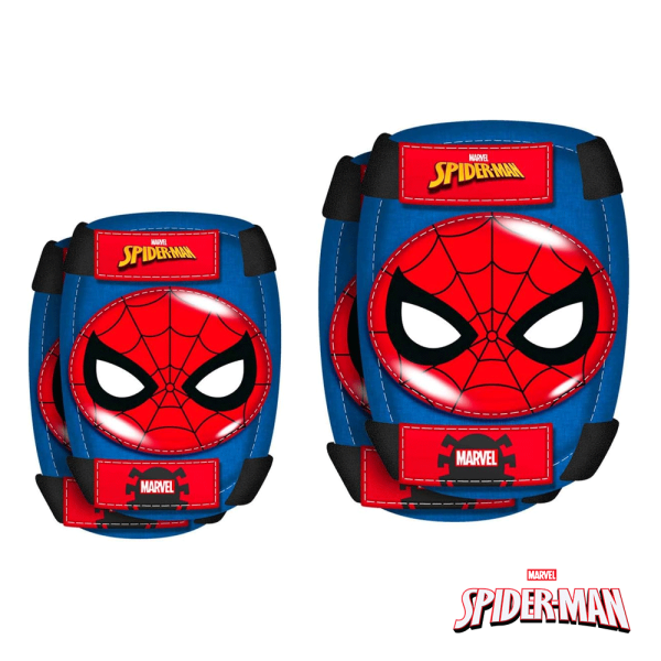 Joelheiras e Cotoveleiras de Proteção Stamp Spider-Man Autobrinca Online