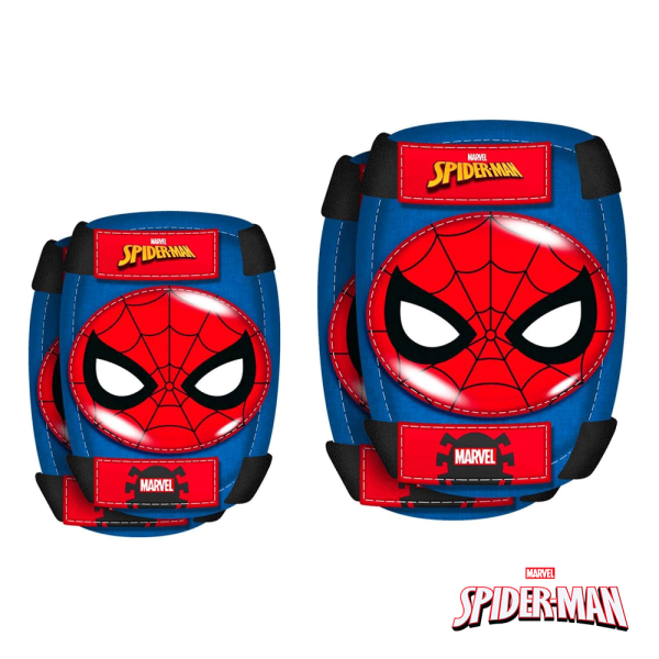 Joelheiras e Cotoveleiras de Proteção Stamp Spider-man Autobrinca Online