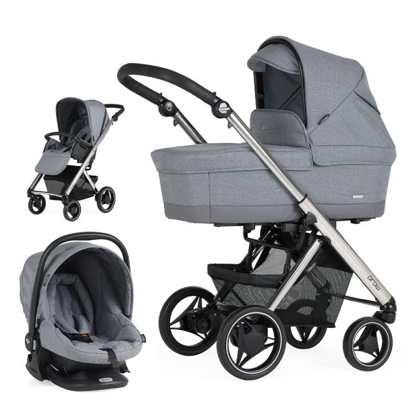 Trio Bébécar Pack Prow+ Cromado KA234 Autobrinca Online