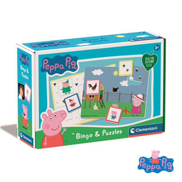 Bingo e Puzzles Peppa Pig Autobrinca Online