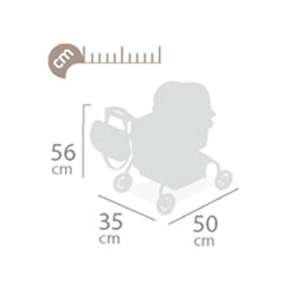 Carrinho de Bonecas De Cuevas Verona 56cm Autobrinca Online