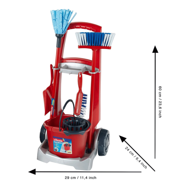 Carrinho de Limpeza Completo Vileda c/ Aspirador Autobrinca Online