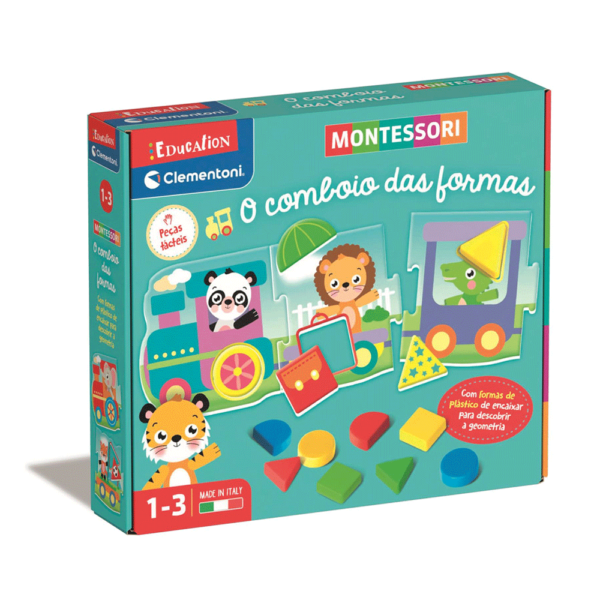 Baby Montessori O Comboio das Formas Autobrinca Online
