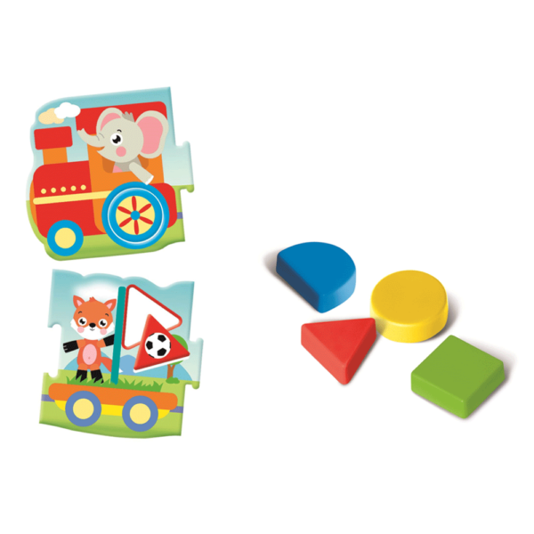 Baby Montessori O Comboio das Formas Autobrinca Online