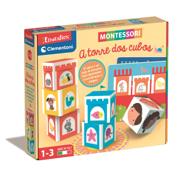 Jogo Montessori – Torre dos Cubos Autobrinca Online