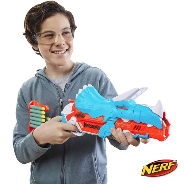 Nerf Dinosquad Tricera-blast Autobrinca Online