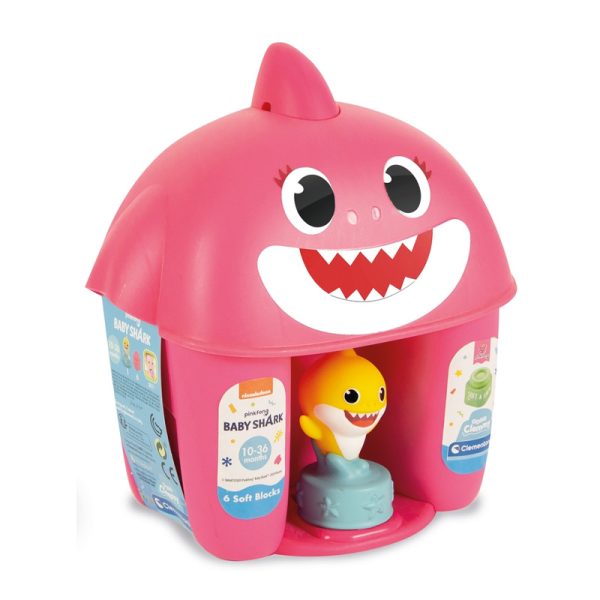 Soft Clemmy Balde Baby Shark Rosa Autobrinca Online