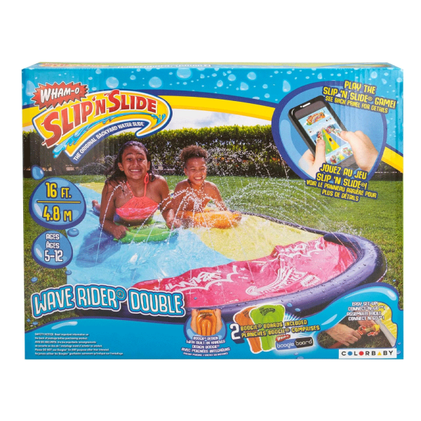 Slip’N Slide Pista Dupla Deslizante 4,8m c/ 2 Pranchas Autobrinca Online