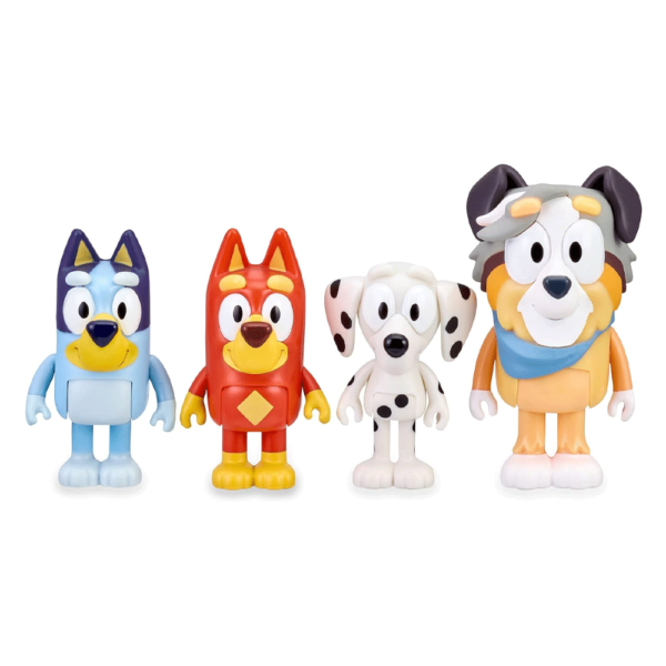 Bluey Pack 4 Figuras da Escola Autobrinca Online
