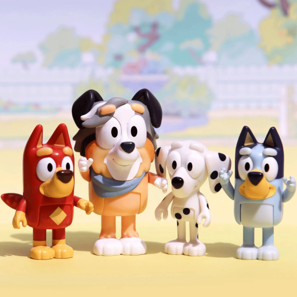 Bluey Pack 4 Figuras da Escola Autobrinca Online