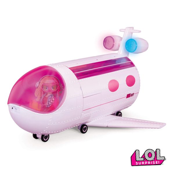 LOL Surprise! OMG Avião Playset 4 em 1 Autobrinca Online