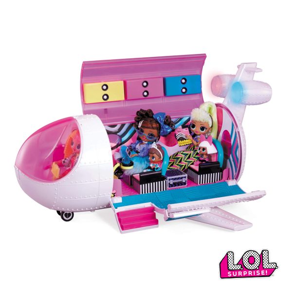 LOL Surprise! OMG Avião Playset 4 em 1 Autobrinca Online