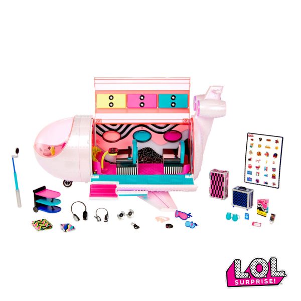 LOL Surprise! OMG Avião Playset 4 em 1 Autobrinca Online