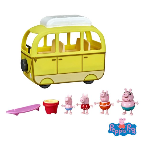 Peppa Pig e a sua Van Familiar na Praia Autobrinca Online