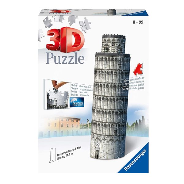 Puzzle 3D Torre de Pisa – 216 Peças Autobrinca Online