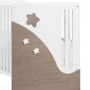 Cama Trama Série Cielo Branco Mate/Acácia Autobrinca Online