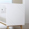 Cama Trama Série Nuova Branco Mate/Faia Autobrinca Online