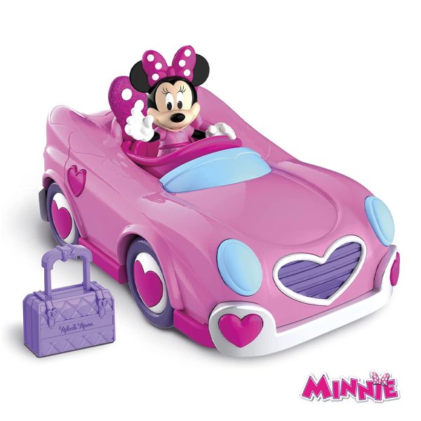 Minnie Mouse – Carro e Figura Minnie Articulada Autobrinca Online