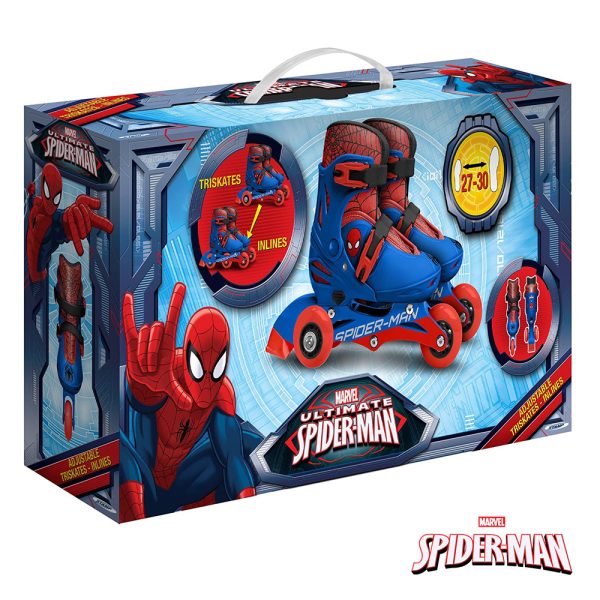 Patins em Linha Stamp Spider-Man Tam 27-30 Autobrinca Online