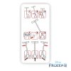 Trotinete Twist and Roll Stamp Frozen II Autobrinca Online